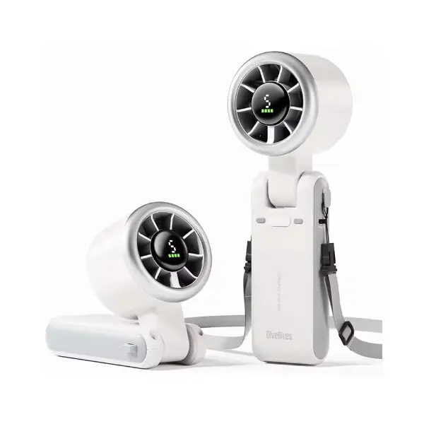 Kipas Pegang Tangan Mini Turbo Boleh Dicas Semula USB